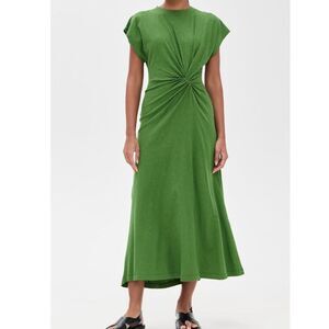 Apiece Apart Volta Twist Midi Dress Size 2X